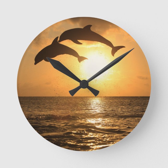 Delfin 3 round clock (Front)