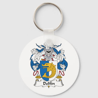 Delfin Family Crest Key Ring