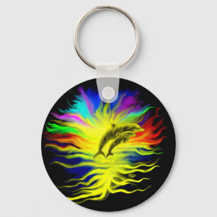 Delfinpaar Key Ring