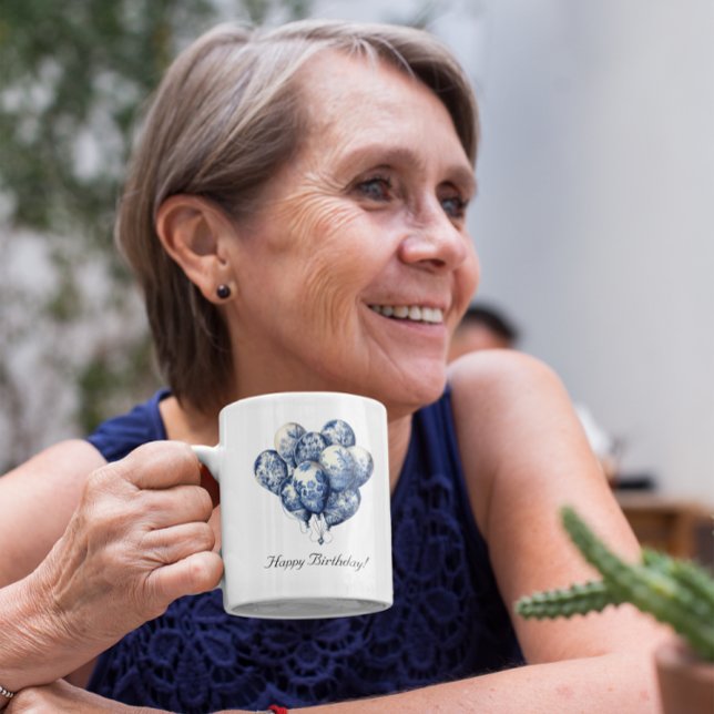 Delft Blue Balloons customisable Mug (Creator Uploaded)