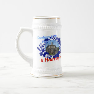 Delft Blue Fryslân It Hearrenfean Beer Stein