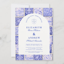 Delft Blue Patchwork Porcelain Wedding