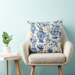 Delft Blue Splendor Cushion