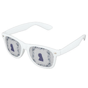 Delft blue tile Girl with a Pearl Earring Retro Sunglasses