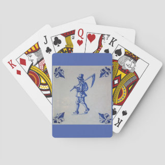 Delft Blue Tile - Template Playing Cards