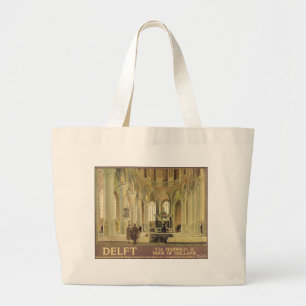Delft LNER Poster Large Tote Bag