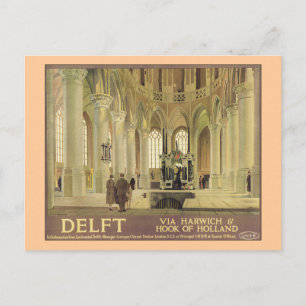 Delft LNER Poster Postcard