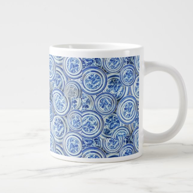 DELFT PLATES LARGE COFFEE MUG (Right)