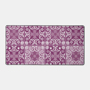 Delft tile ethnic national Dutch pattern Desk Mat