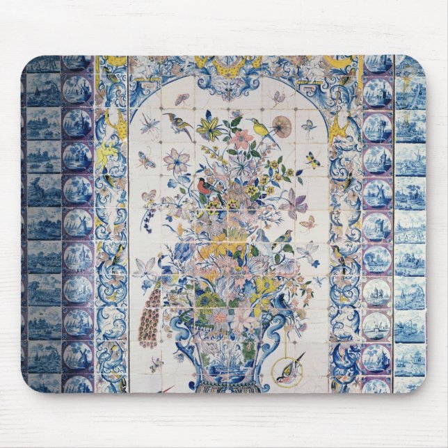 Delft tile panel from the bathroom mouse pad (Front)