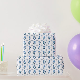 Delft Tile Pattern  Wrapping Paper