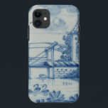 Delft tile showing a drawbridge over a canal, 19th Case-Mate iPhone case<br><div class="desc">Image:56463  Delft tile showing a drawbridge over a canal,  19th century. Dutch School,  (19th century). Private Collection,  The Stapleton Collection.  Art,  Fine Art.</div>