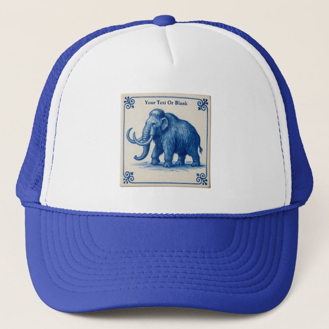Delft Woolly Mammoth Trucker Hat (Front)