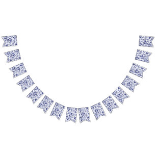 Delfts Blauw   Delft Blue Dutch Wedding Reception Bunting