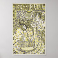 Delftsche Slaolie art nouveau
