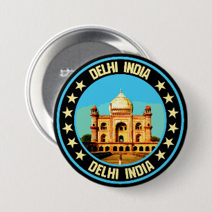 Delhi                                              7.5 cm round badge