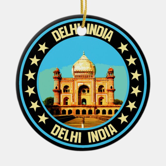 Delhi                                              ceramic tree decoration (Front)
