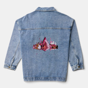 Delhi Colourful Silhouette Denim Jacket