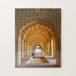 delhi fort arches jigsaw puzzle