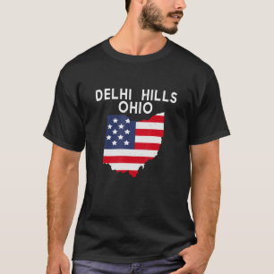 Delhi Hills Ohio USA State America Travel Ohioan T-Shirt