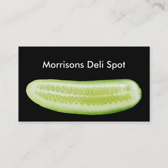 Deli Restaurant Business Cards (Front)