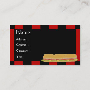 Deli Sub Business Card