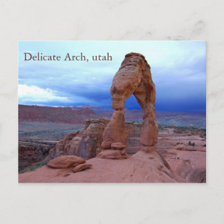 delicate arch, Delicate Arch, utah Postcard