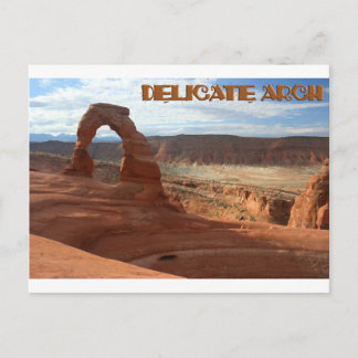 Delicate Arch, horizontal view Postcard