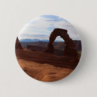 Delicate Arch I at Arches National Park 6 Cm Round Badge