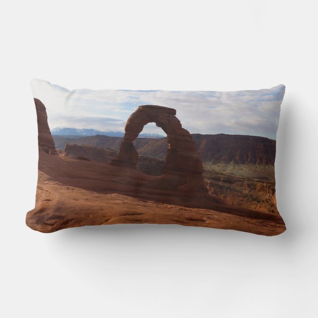 Delicate Arch I at Arches National Park Lumbar Cushion (Front)