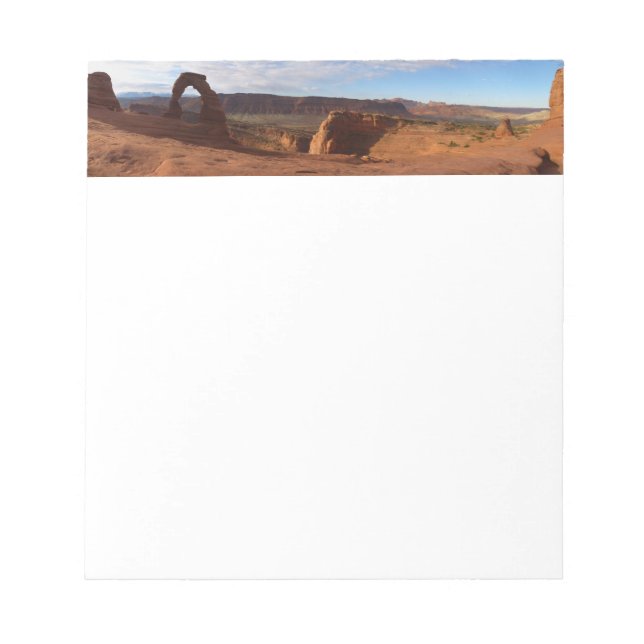Delicate Arch I at Arches National Park Notepad (Front)