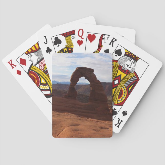 Delicate Arch I at Arches National Park Playing Cards (Back)