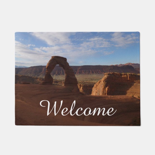 Delicate Arch II at Arches National Park Doormat (Front)