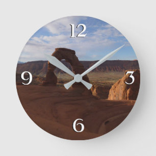 Delicate Arch II at Arches National Park Round Clock