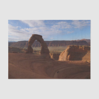 Delicate Arch II at Arches National Park Tissue Paper