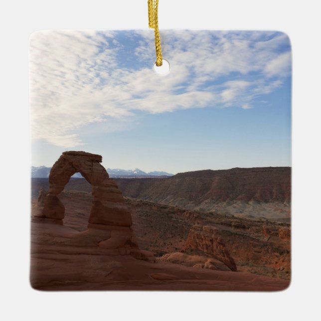 Delicate Arch III at Arches National Park Ceramic Ornament (Front)