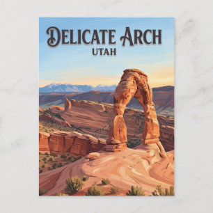 Delicate Arch Moab Utah Postcard