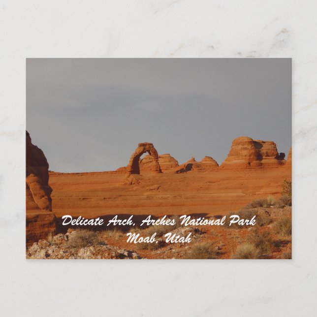 Delicate Arch Postcard (Front)