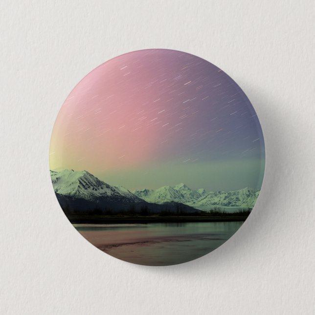 Delicate Aurora 6 Cm Round Badge (Front)
