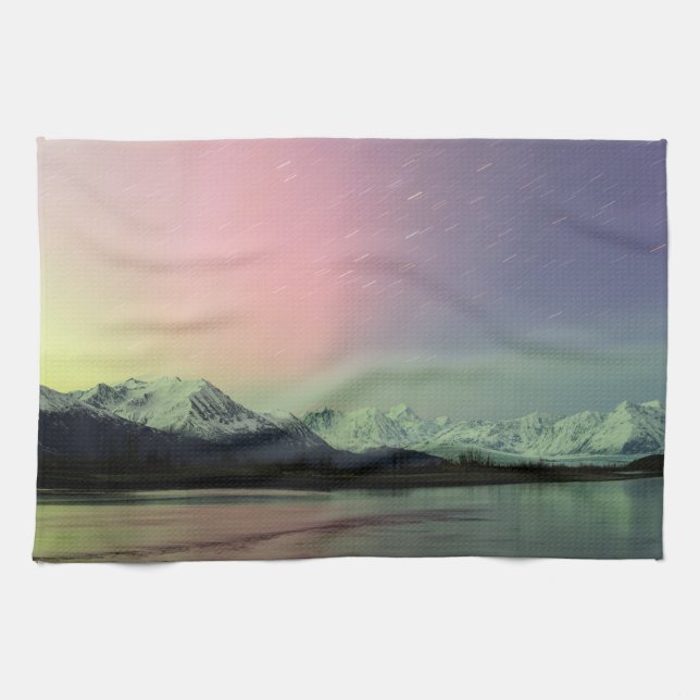 Delicate Aurora Tea Towel (Horizontal)