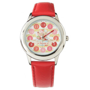 Delicate Baby Fairy Strawberry Cute Girl Gift Watch