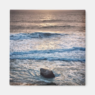 Delicate Beach Sunset Magnet