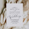 Delicate Black Calligraphy Wedding