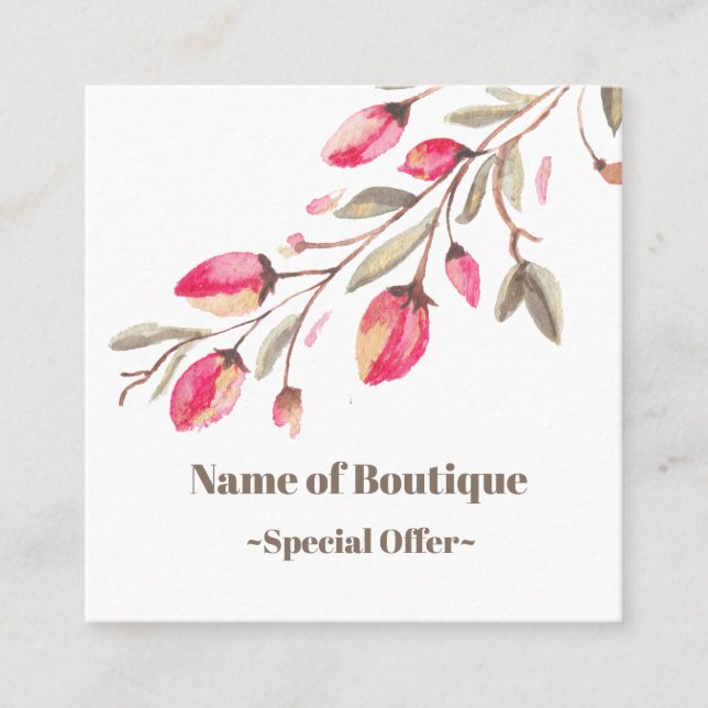 Delicate Bloom Chic Boutique  Discount Coupon (Front)