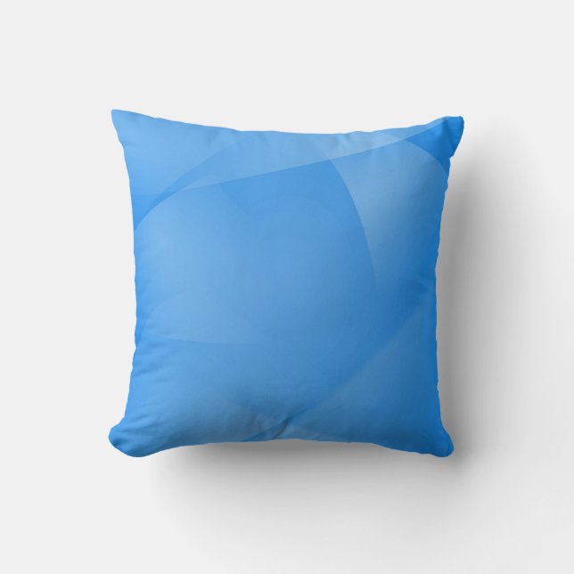 Delicate Blue Folds Cushion (Front)