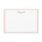Delicate Blush Personalised Stationery Flat