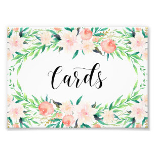 Delicate Bouquet Cards Print