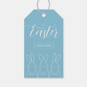 Delicate Bunnies Personalised Gift Tag