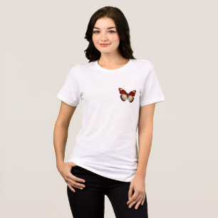 Delicate Butterfly Logo Tee for Women