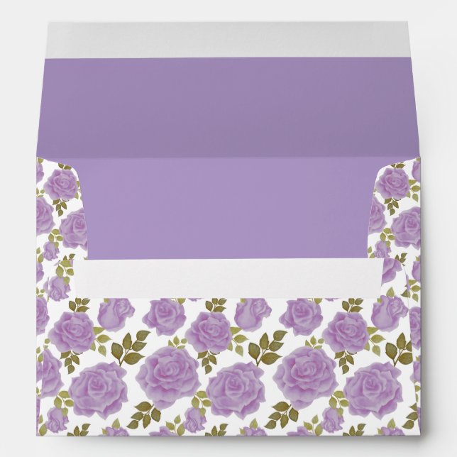 Delicate Charm Floral Envelope (Back (Bottom))